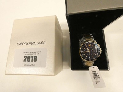 Lot 2018 - Emporio Armani AR11362 wristwatch with box