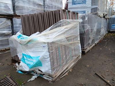 Lot 251 - Nine packs of Mannock plain mauve concrete...