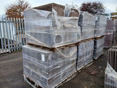 Lot 253 - Six packs of Forticrete plain concrete roof tiles