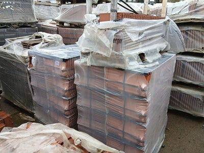 Lot 270 - Two packs & a part pack of concrete tiles and...