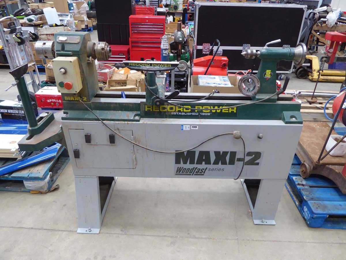 Lot 4309 - Record Power Maxi-2 woodfast single phase...