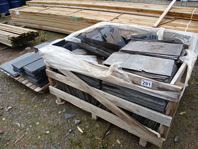 Lot 291 - Two pallets of assorted reclaimed slates