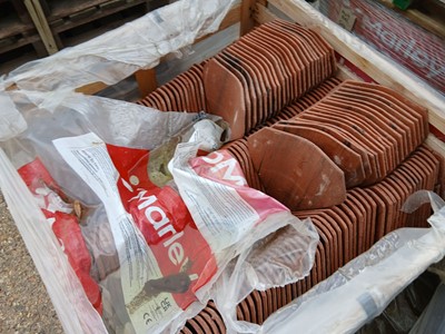 Lot 294 - One Marley SEG natural red concrete ridge...