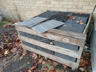 Lot 305 - Crate of natural slate