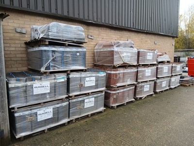 Lot 307 - Eighteen packs & part pallets of concrete...