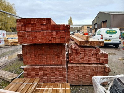 Lot 315 - Three full packs of 25x50cm red baton, plus...