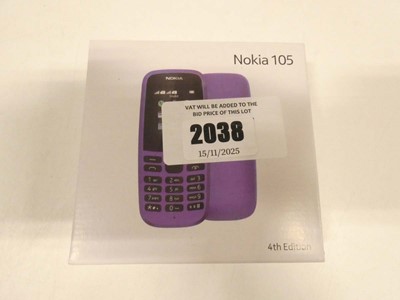 Lot 2038 - Nokia 105 4th Edition, boxed