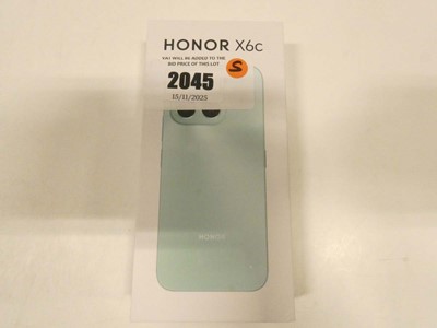 Lot 2045 - *Sealed* Honor X6c 128GB Black smartphone