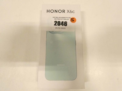 Lot 2046 - *Sealed* Honor X6c 128GB Black smartphone