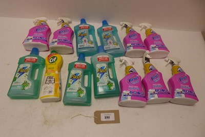 Lot 3761 - Selection of household cleaning products
