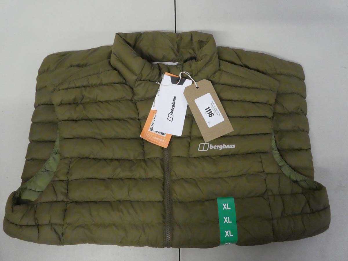 Lot 1116 - Berghaus full zip gilet size XL