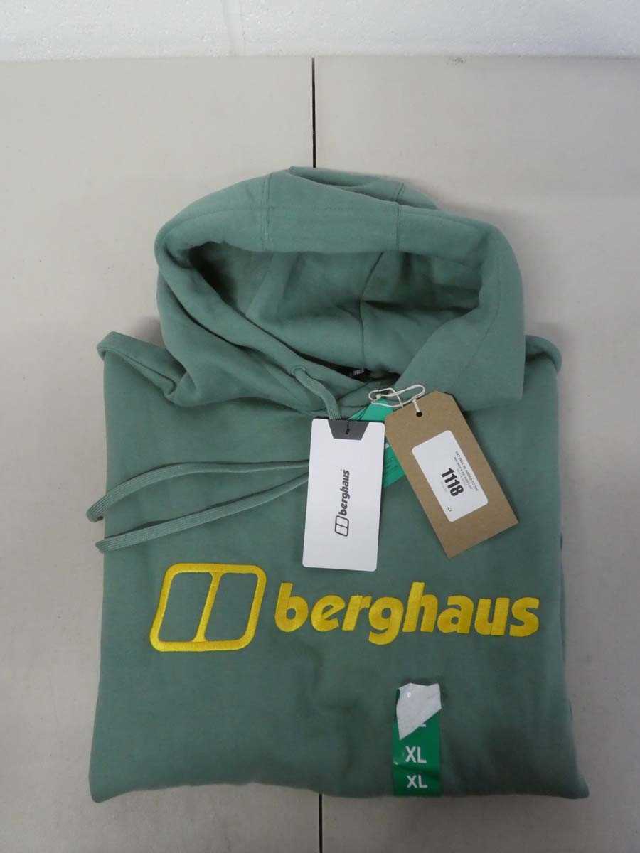 Lot 1118 - Berghaus hooded jumper size XL