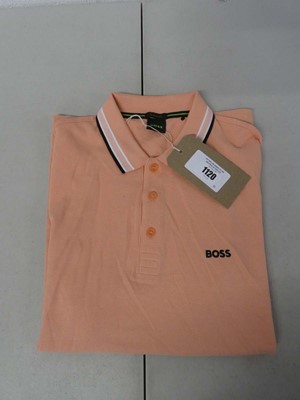 Lot 1120 - Boss logo polo top size L