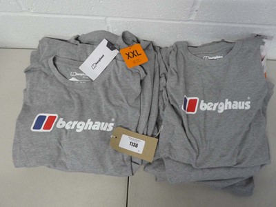Lot 1136 - Approx. 10 Berghaus logo long sleeve tops in grey