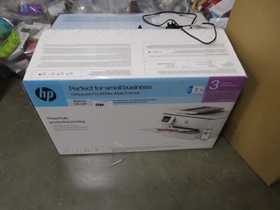 Lot 2264 - Boxed HP Office Jet Pro 9720E wide format printer