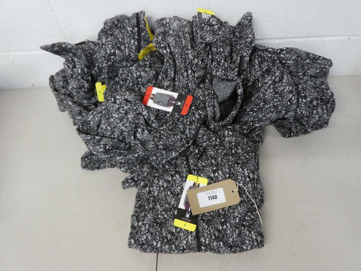 Lot 1148 - Approx. 10 ladies Spyder 1/4 zip fleeces