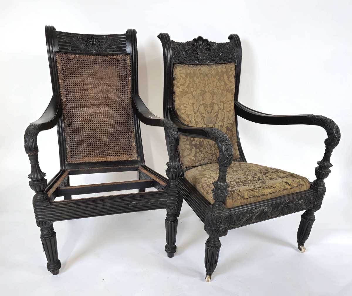 Lot 20 - A pair of 19th century Anglo-Indian or...
