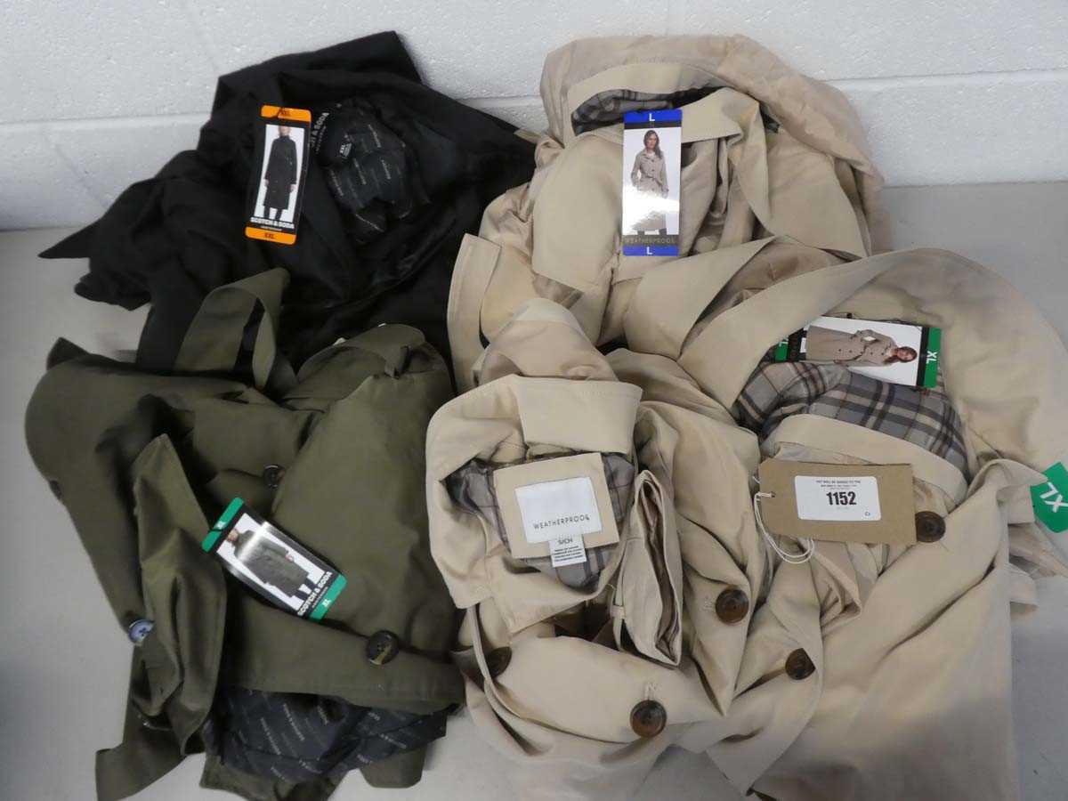 Lot 1152 - x5 ladies coats by Scotch & Soda or Weatherproof