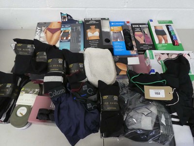 Lot 1153 - Mixed lot of mens and womens underwear, socks,...