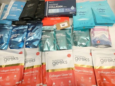 Lot 2407 - Selection of collagen support powder and...