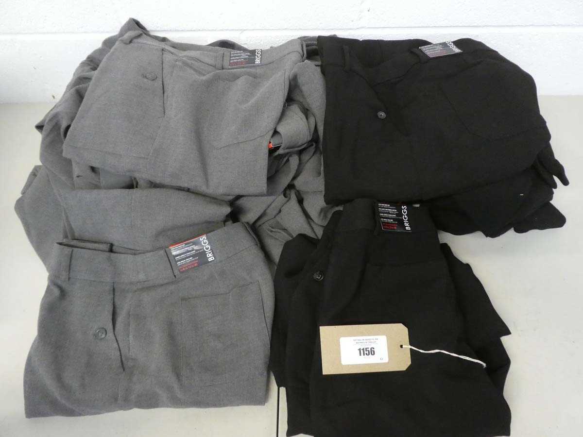 Lot 1156 - Approx. 18 ladies Briggs high rise wide leg...