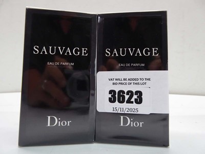 Lot 3623 - 2 x Dior Sauvage parfum 60ml