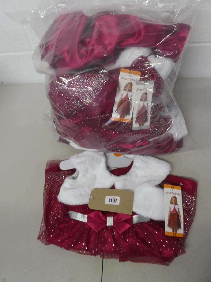 Lot 1167 - Approx. 10 girls dresses by Jona Michelle