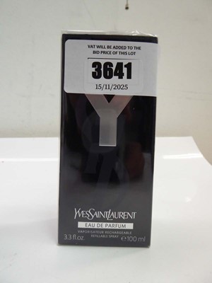 Lot 3641 - Yves Saint Laurent Y eau de parfum 100ml