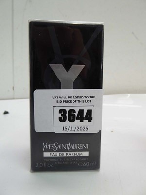 Lot 3644 - Yves Saint Laurent Y eay de parfum 60ml