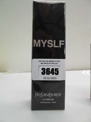 Lot 3645 - Yves Saint Laurent Myself Le Parfum 100ml
