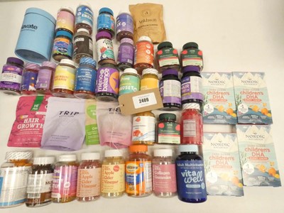 Lot 2409 - Selection of gummie vitamin, mineral and...