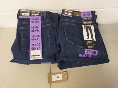 Lot 1186 - Approx. 12 men's Kirkland jeans