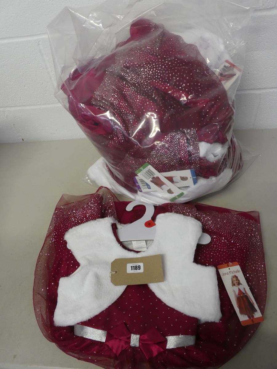 Lot 1189 - Approx. 10 girls dresses by Jona Michelle