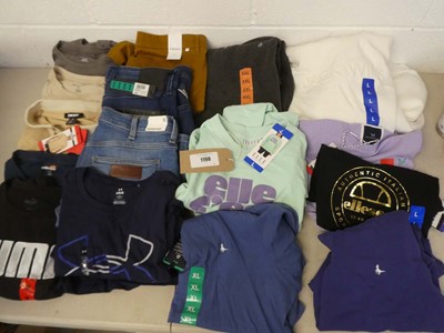 Lot 1198 - Approx. 15 branded items of clothing to...