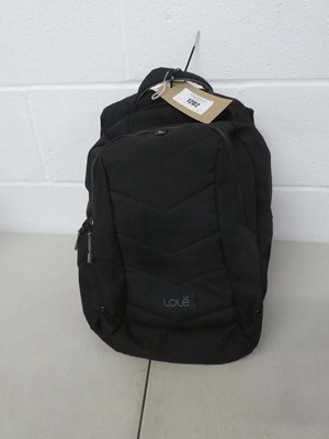 Lot 1202 - Lole multi pocket backpack in black