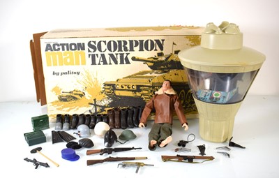 Lot 191 - A boxed Action Man 'Scorpion Tank' by Palitoy...