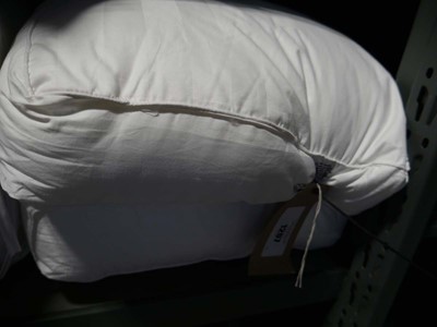 Lot 1207 - Snuggledown side sleeper pillow pair