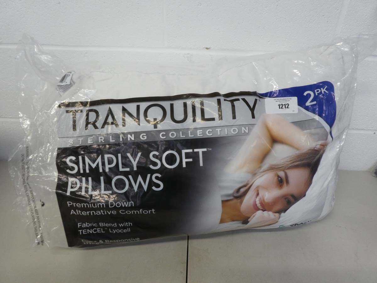 Lot 1212 - A pair of Tranquillity simply soft down...