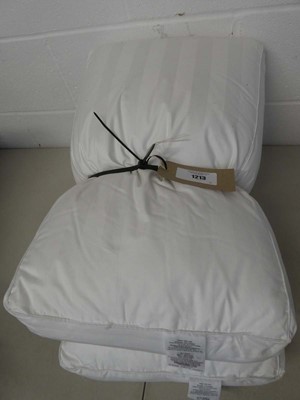 Lot 1213 - Snuggledown side sleeper pillow pair