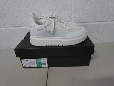 Lot 1266 - Boxed pair of DKNY trainers size UK 5