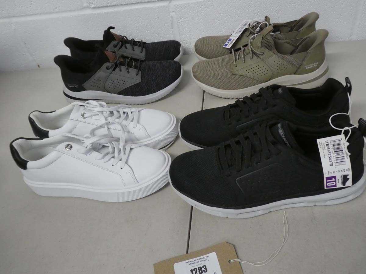 Lot 1283 - x4 pairs of mens shoes to include Ted Baker...