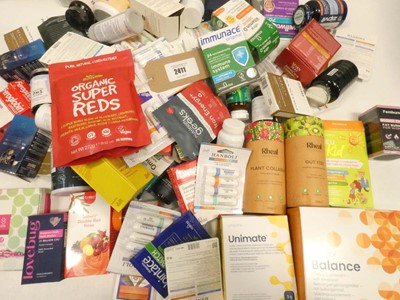 Lot 2411 - Mixed lot of vitamin, mineral and enzyme...