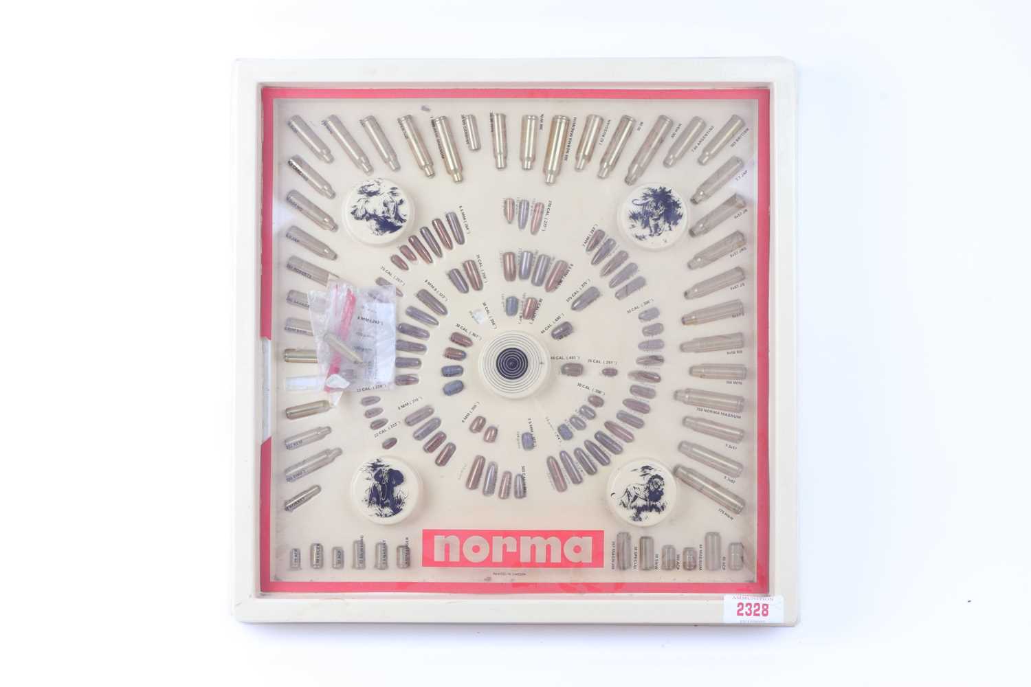 Lot 2328 - Norma cartridge case/head display