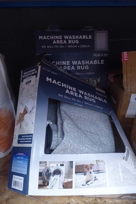 Lot 3220 - 3 machine washable area rugs