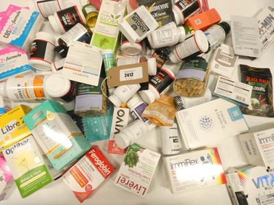 Lot 2412 - Mixed lot of vitamin, mineral and enzyme...