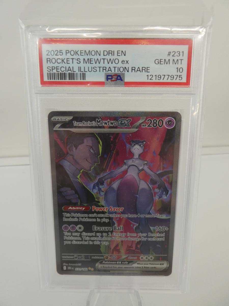 Lot 2025 Pokémon DRI EN Rockets Mewtwo EX Special...
