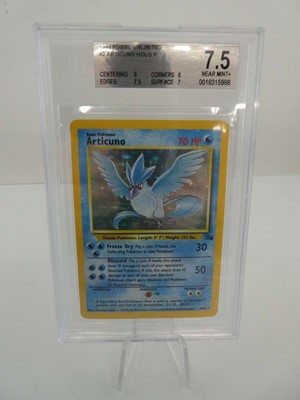 Lot 1999 Fossil Unlimited #2 Articuno Holo BGS...