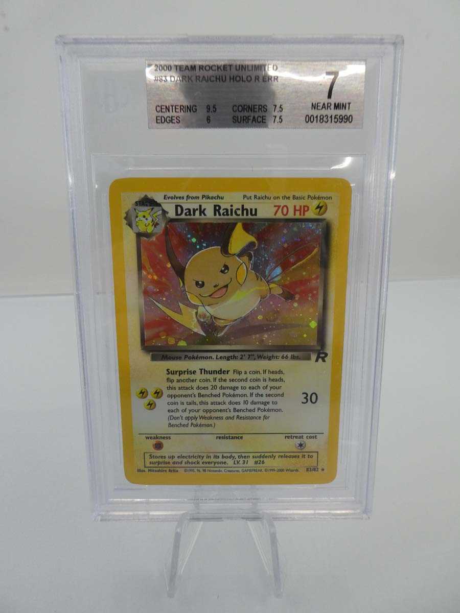 Lot 2000 Team Rocket 1st Edition #83 Dark Raichu...