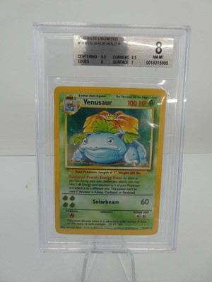 Lot 1999 Base Unlimited #15 Venusaur Holo BGS Near...