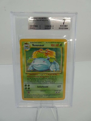 Lot 1999 Base Unlimited #15 Venusaur Holo BGS Near...